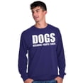 thumbnail image 5 of Anti Social Dog Lover Pet Puppy Owner Long Sleeve TShirt Men Women Brisco Brands 2X, 5 of 6