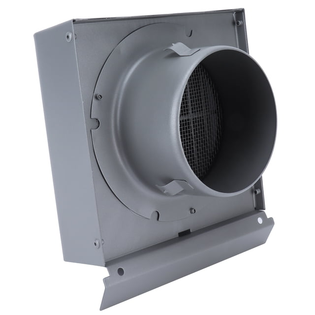 Ventilateur Sortie d'Échappement, Ventilateur de Ventilation en Maille d'Acier Inoxydable Unique Carré Imperméable pour Ventilation Intérieure et Extérieure pour Sortie d'Air de Hotte de Cuisine Diamètre de Tuyau 100mm, 150mm