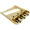 Gold, variant on AxLabs Tele-Style Steel Plate Bridge with Brass Compensated Saddles Gold