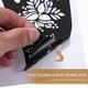 thumbnail image 4 of 8 Pairs Hands Temporary Tattoos Stencils Flower Pattern Hollow Tattoos Template, 4 of 4