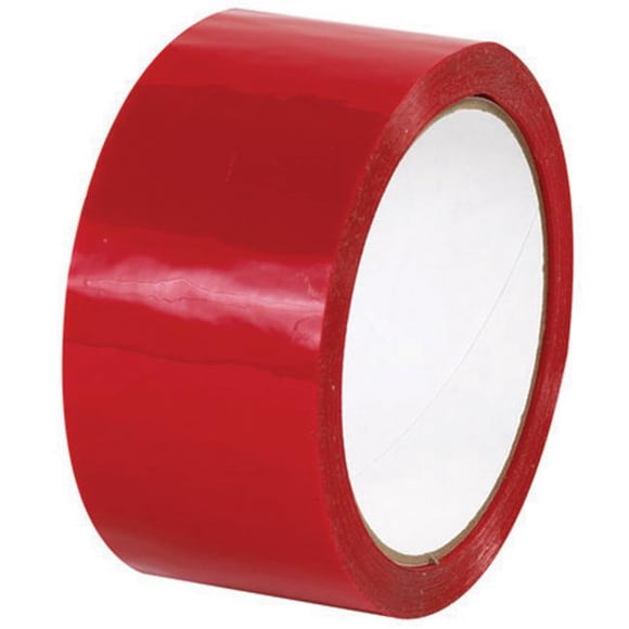 Box Partners T90122R 2 in. x 55 yds. Red Carton Sealing Tape