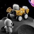 thumbnail image 4 of KYAIGUO Kids Baby Engineering Car Toy Toddler Whistle Astronaut Inertia Car Construction Toys Bulldozer Vehicles Sand Toy Truck Excavator for Boys Girls 3+ Years Old, 4 of 8