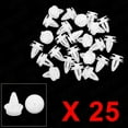 thumbnail image 4 of REGALWOVEN  25 Pcs White Door Trim Panel Clips 51411973500 for BMW, 4 of 5