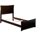 thumbnail image 5 of Pemberly Row Twin XL Traditional Styled Wooden Bed in Espresso, 5 of 7