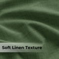 thumbnail image 3 of 100% Blackout Curtains for Bedroom,Set of 2 Panels,96inch Length Faux Linen Thermal Insulated Back Tab Drapes with Room Darkening,50"Wx96"L,Moss Green, 3 of 6