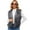 Grey, variant on larppty Women's Faux Fur Waistcoat Vest Fuzzy Sleeveless Open Front Outwear Winter Warm Fluzzy Vest Jacket Coat (Black, 3XL)