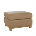 thumbnail image 5 of Bailey Wood Base Upholstered Ottoman in Camel Leather by Pulaski Furniture, 5 of 6