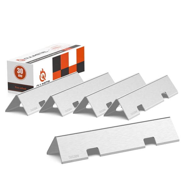 QuliMetal Grill Parts for Weber Spirit 2 300 Series, SUS304 15.3" Flavorizer Bars for GS4 Weber Spirit II E310 Grills with Front