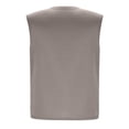 thumbnail image 6 of asjyhkr Plus Size Mens Athletic Tank Tops Mesh Stretch Sleeveless Crew Neck Shirts Gym Running Workout Shirts(XXXXL,Gray), 6 of 6