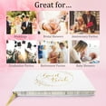 thumbnail image 5 of LotFancy Wedding Guest Book, Personalized Guest Book Reception, 128 Pages Thick Paper, 5 of 9