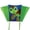 Turtle, variant on In the Breeze 3521 -- USA Flag Sled Kite -- Colorful, Bold, Packable Travel Kite for All Skill Levels