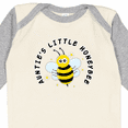 thumbnail image 4 of Inktastic Auntie's Little Honeybee Boys or Girls Long Sleeve Baby Bodysuit, 4 of 5