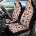 thumbnail image 3 of Pzuqiu Flowers Pattern Car Seat Covers Full Set, for SUV Seats Vans Seats Sedan Seats Suitable for Sedans Trucks, 3 of 10