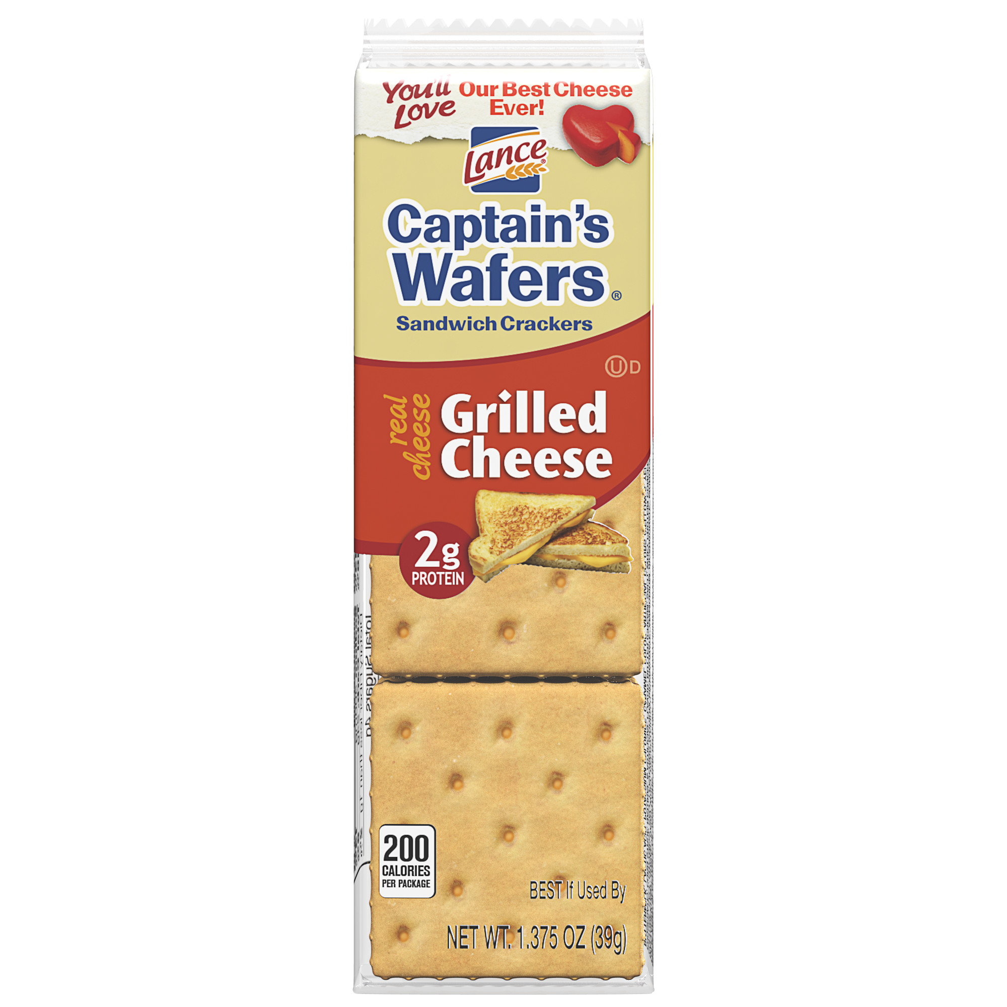 Lance Sandwich Crackers, Grilled Cheese, Single Pack