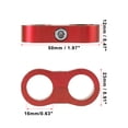 thumbnail image 4 of Unique Bargains 5 Pcs AN6 Hose Fuel Line Separator Clamp Blue, 4 of 5