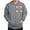 Graphite Gray, variant on CafePress - Roundtuit Zip Hoodie - Zip Hoodie, Classic Hooded Sweatshirt with Metal Zipper