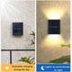 thumbnail image 5 of 4 Piezas de Luz LED Solar para Exteriores, Impermeable, Iluminación de Arriba y Abajo, Lámpara de Pared, Escalera, Valla, Decoración de Jardín, 5 of 5