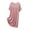 Pink, variant on cfhntfmh Women's Modal Summer Nightgown Short Sleeve Round Neck Sleepshirt Loose Comfy Sleepwear Mid Sleep Dress