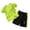 61Yellow309, variant on XAOFW Toddler Boys Girls Outfits Short Sleeve Top Mesh Shorts Kids Summer Quick Drying Tracksuit Set 3-4 Years