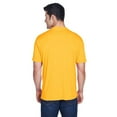 thumbnail image 2 of Ultraclub Men's Cool & Dry Sport Interlock T-Shirt, Gold, XXXXX-Large, 2 of 3