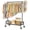Black, variant on TreGazze Heavy Duty Clothing Rack with Shelves 450 lbs Capacity, Rolling Clothes Rack for Hanging Clothes, Glod
