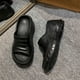 thumbnail image 1 of Mujeres Flip de verano Flips sin deslizamiento de cuña zapatillas de tacón de cuña gruesas de plataforma gruesa para fiestas para el jardín Sport Sport Sport, 1 of 9