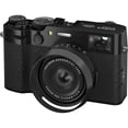 thumbnail image 2 of FUJIFILM X100VI Digital Camera with 40MP APS-C Sensor, 23mm f/2 Lens, IBIS, Hybrid Viewfinder, Compact Street Photography Camera (Black) Bundle with Case, 32GB Card, Battery + Charger, Tripod + More, 2 of 8