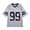 A-Grey442, variant on XIAONU Womens Vintage Number Letter Print Football Loose Mesh Street Game Tee