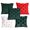 F-(A+B+C+D+E)-5PC, variant on HJuyYuah Christmas Pillow Covers, 18x18 in Christmas Tree Decorative Pillow Cases with Zipper, Cozy Decor Covers for Living Room ,Couch, Sofa, Bed (Green-A)