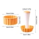 thumbnail image 3 of Dough Tart Kit Tart Cutting Set Tart Set Cortador de Galletas Redondo y Tart Pie Dough Non Stick Food Reutilizable Removible Cake Baking Tool, 3 of 7