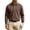 Brown_013, variant on Domuza Long Sleeve Polo Shirts for Men Classic Button Golf Shirt Fall Casual Collared Thermal Work Pullover Tops Gray 4XL