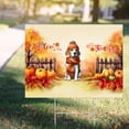 thumbnail image 4 of Happy Thanksgiving Beagle Give Thanks Fall Beanie Scarf Welcome Yard Sign Beagles Dog Lover Gifts Idea Outdoor Home Lawn Garden Porch Decor - 00020, 4 of 5