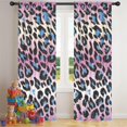 thumbnail image 5 of Blackout Kids Curtains,Pink and Blue Of Leopard Print Childrens Insulated Curtains Set Of 2,Bedroom Essentials,Toddler Room Decor 42"x84", 5 of 5