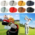 thumbnail image 4 of Practical Long Neck Driver PU Golf Iron Head Cover Golf Rod Sleeve Protective Headcover Golf Club Head Covers WHITE, 4 of 8