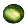 thumbnail image 1 of simhoa Nappe Ronde en Polyester 140x140cm 5. Vert Forêt Clair, 1 of 7
