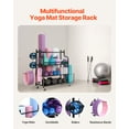 thumbnail image 2 of VEVOR Home Gym Workout Equipment Organizer Yoga Mat Storage Weight Rack Dumbbell, 2 of 9