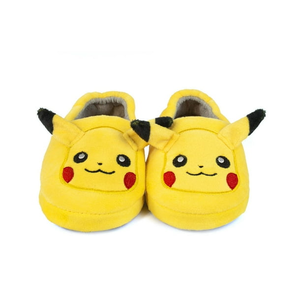 Pokémon Chaussons Enfant Garcon Pikachu Pantoufles Fantaisie Chausson Mixte  Enfant 28-38 (Jaune, 29 EU) : : Mode