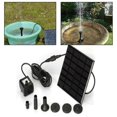 thumbnail image 2 of Fuente de energía Solar bomba de agua flotante sumergible Baño de pájaros estanque jardín decoración al aire libre, 2 of 4