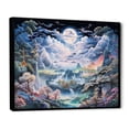 thumbnail image 2 of Designart "Asian Art Mystic Horizon I" Asian Floater Framed Canvas Art Print, 2 of 7