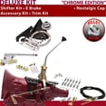 thumbnail image 1 of American Shifter  AOD Shifter Kit Chrome 10 in. E Brake Cable Clamp Clevis Trim Kit for EEFAC, 1 of 1