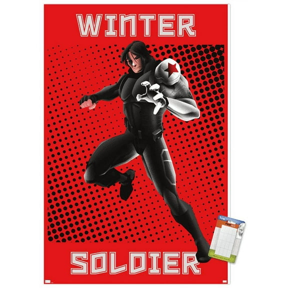 Marvel Shape of a Hero - Winter Soldier Wall Poster, 14.725" x 22.375"