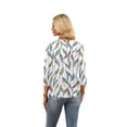 thumbnail image 4 of Ronuti Womens 3/4 Length Sleeve Tops Crewneck Ruched Summer Shirts 2026 Business Casual Outfits Blouses Spring Clothes, 4 of 7