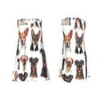 thumbnail image 7 of Wukai Happy Dog Faces Collage Print Women's Sleeveless Dress, Loose Fit Casual Dress for Women, Comfortable Sleeveless Summer Dress, 7 of 7
