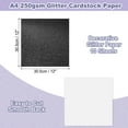 thumbnail image 2 of 10 Hojas de Cartulina Negra Brillante, Papel de Brillo de 12x12 Pulgadas, Cartulina Brillante de 250gsm, Papel Brillante Grande para Manualidades, Scrapbook, DIY, Arte, Boda, Fiesta, 2 of 6