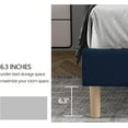 thumbnail image 6 of AUFANK Full Bed Frame Upholstered Platform with Wooden Slats, Noise-Free, Blue, 6 of 6