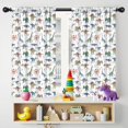 thumbnail image 5 of Blackout Kids Curtains,White Dinosaurs Skeletons Pattern Childrens Insulated Curtains Set Of 2,Bedroom Essentials,Toddler Room Decor 42"x54", 5 of 5