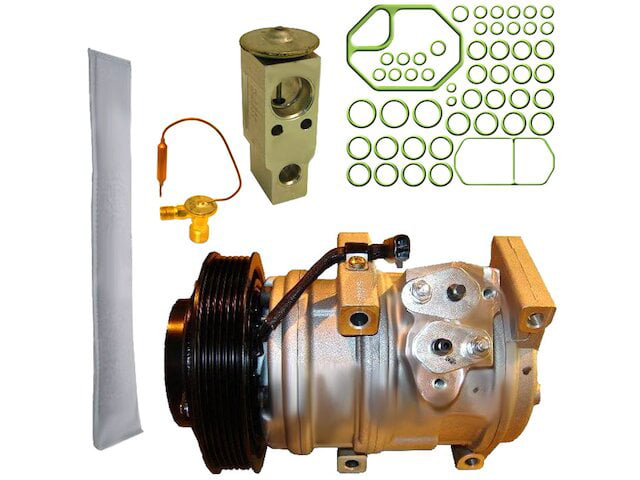 Front Expansion Valve A/C Compressor Kit with Accumulator/Drier Compatible with 2005-2007 Honda Odyssey 3.5L V6 Rear Expansion Valve and O-ring Seal Kit 