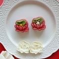 thumbnail image 3 of Flower Pattern Mooncakes Maker Food Safe Materials Easy Press Mould For Baking And Dessert Decorating, 3 of 7