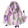 thumbnail image 3 of LILIYA Fashion Scarf for Women - Long Scarf Soft Lightweight, Silk Feeling for Neck, Hair, Purse & Belt Accessory All Season, 3 of 3