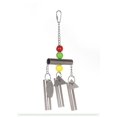 thumbnail image 3 of Stainless Steel Bells Toy with Sweet Sound for Bird Parrot Macaw African Greys,, 3 of 5
